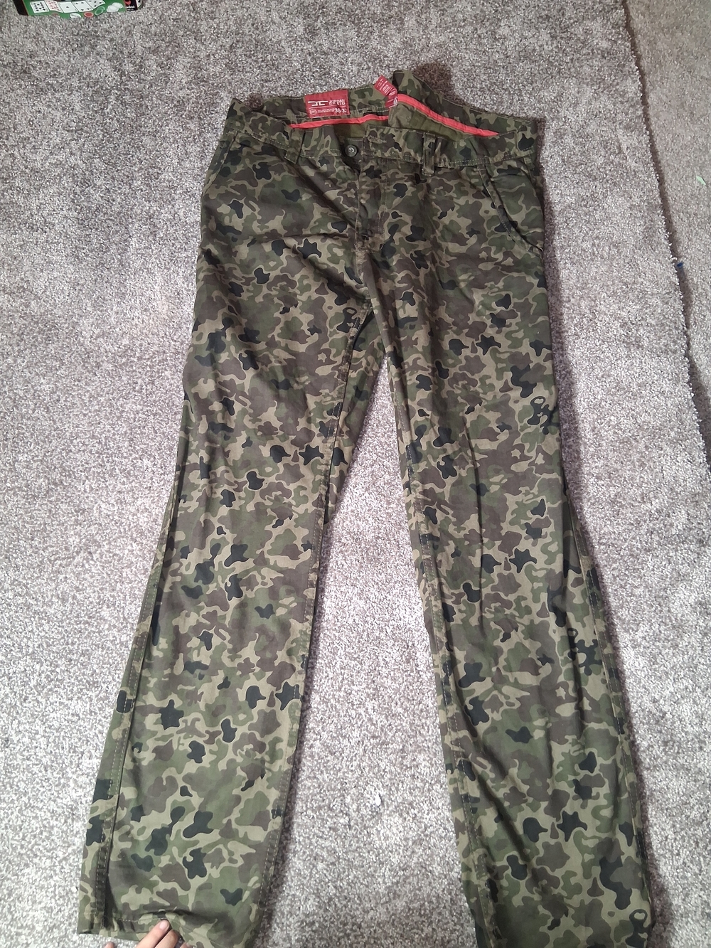 Jordan Craig Camo Cargo Pants Mens 36x32 Green Camouflage Utility Streetwear